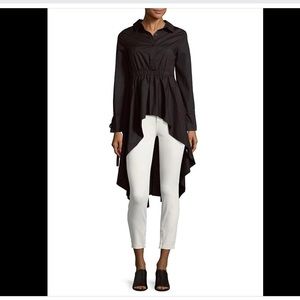 English Factory high low tie waist shirt